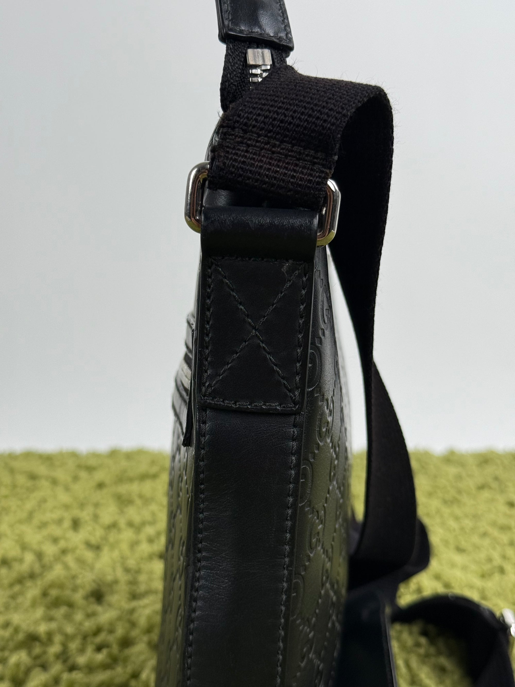 Borsello Gucci in Pelle Nera