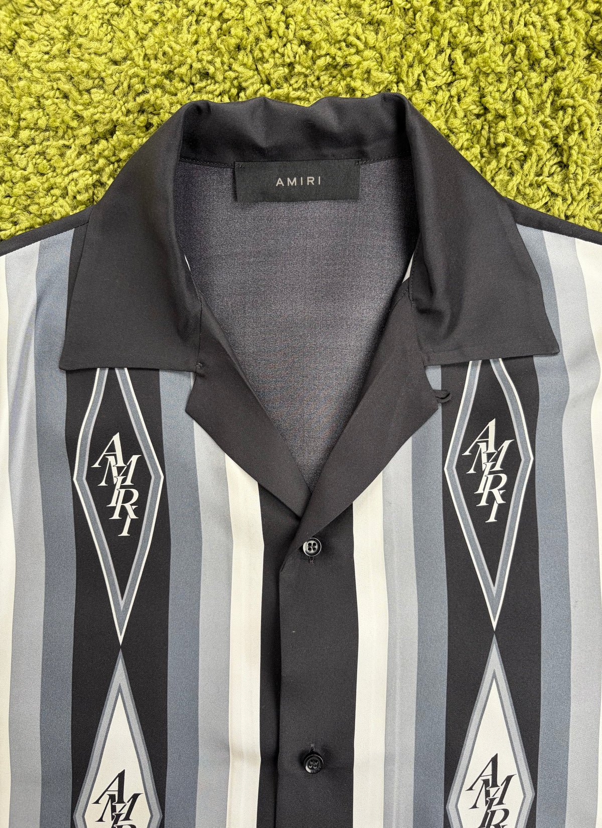 Camicia Amiri Diamond Nera 54