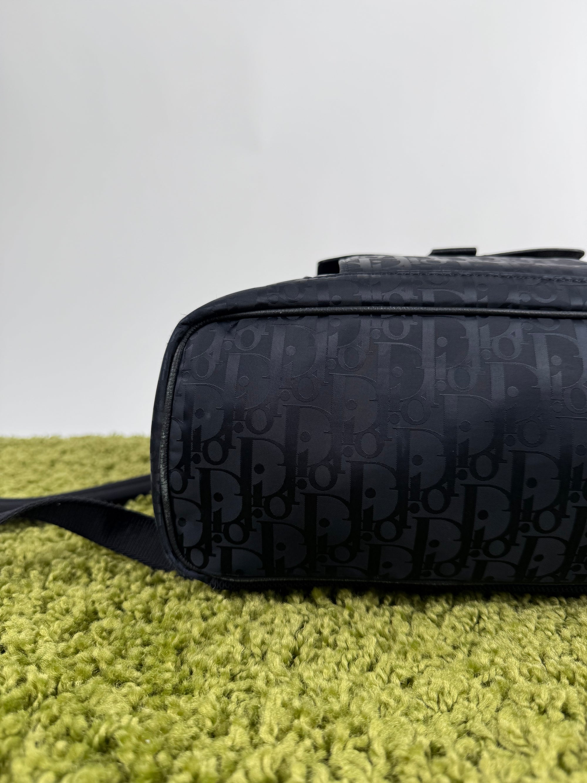 Zaino Dior in Jacquard e pelle di vitello
