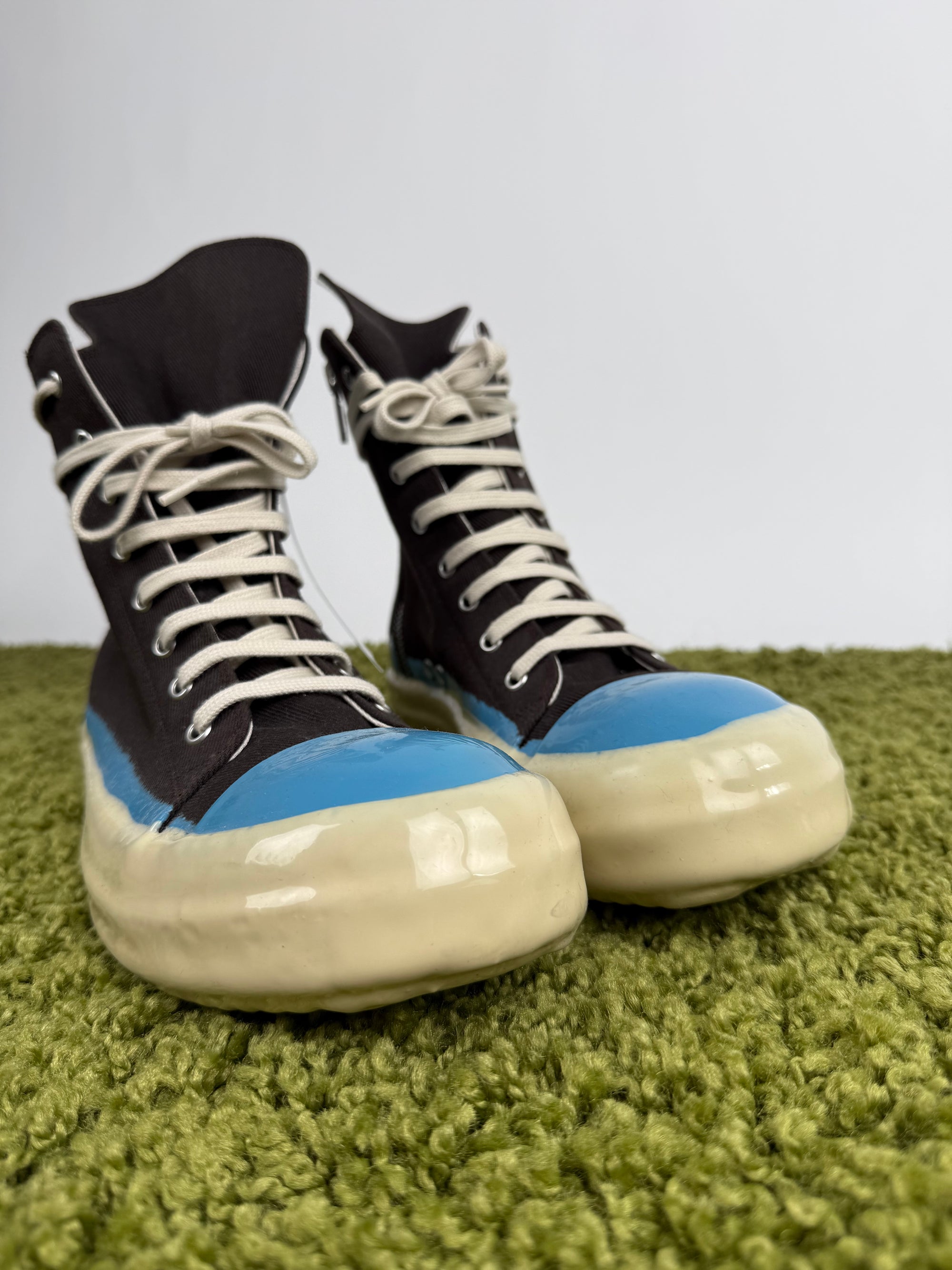 Rick Owens Alte con suola rivestita in gomma 44