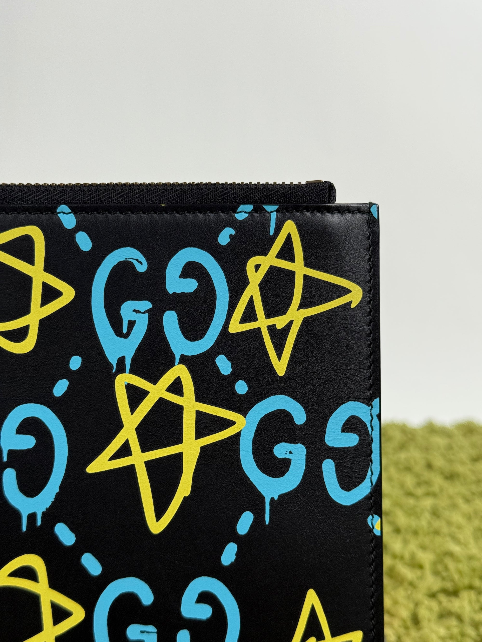 Pochette GucciGhost Nera Multicolor