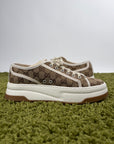 Gucci Tennis Platform Beige 8+