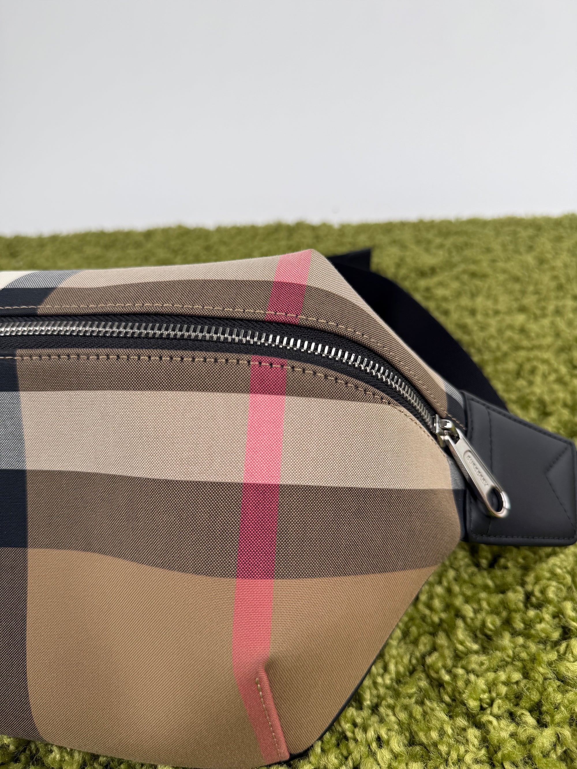 Marsupio Sonny Canvas Check Burberry Marrone