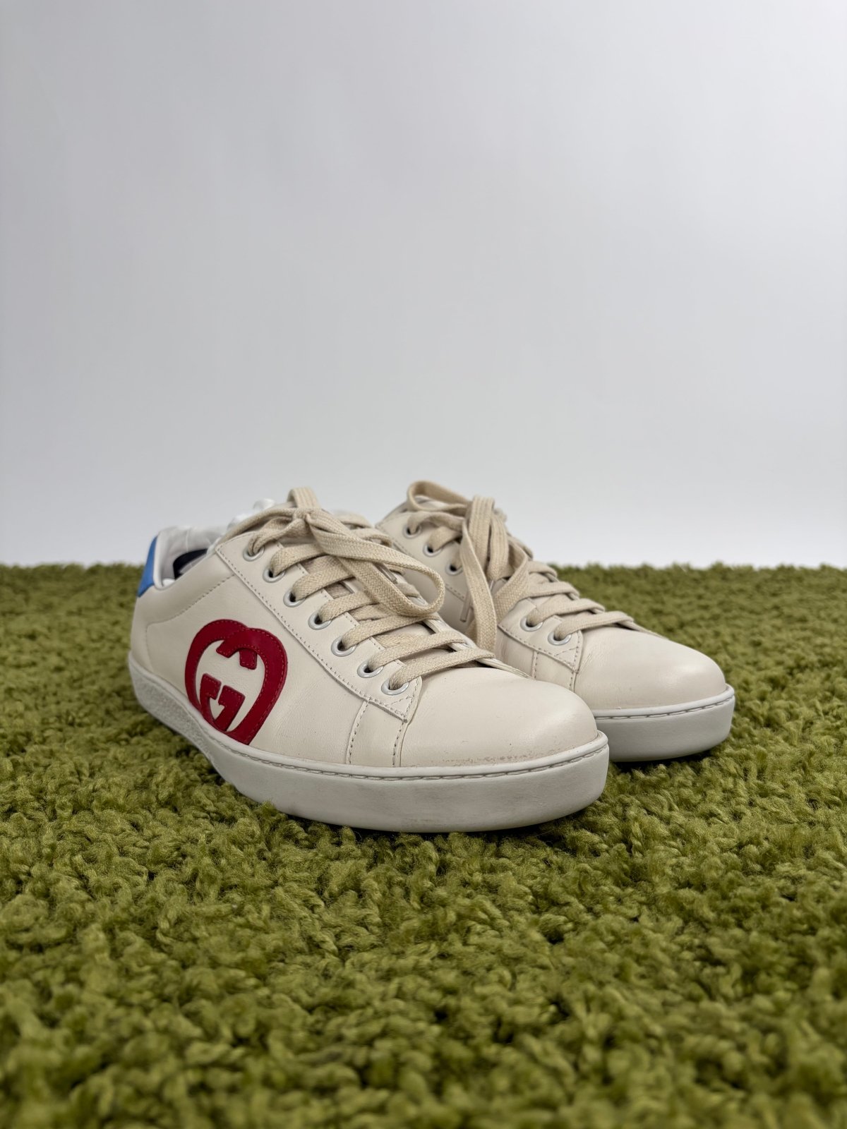 Gucci Ace Beige Multicolor 6.5 - Second Hand Di Fiore