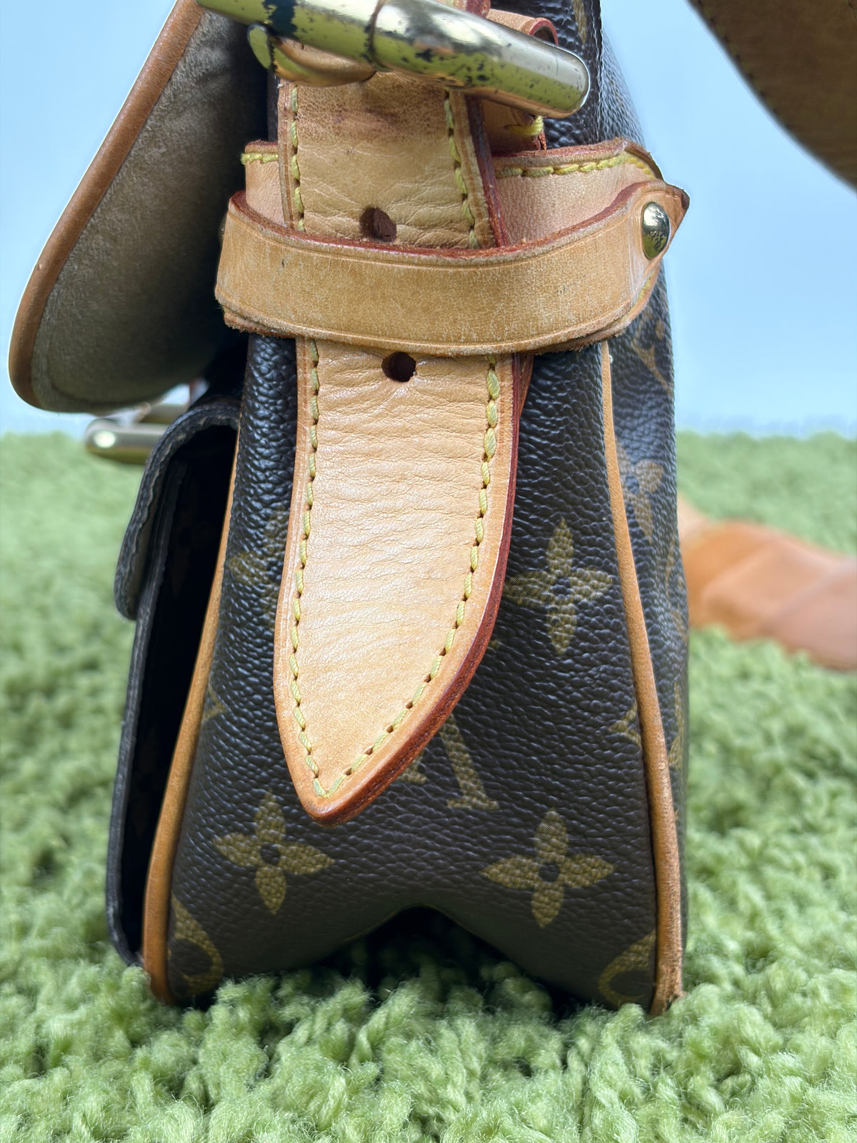 Borsa Monogram Hudson PM Louis Vuitton Marrone