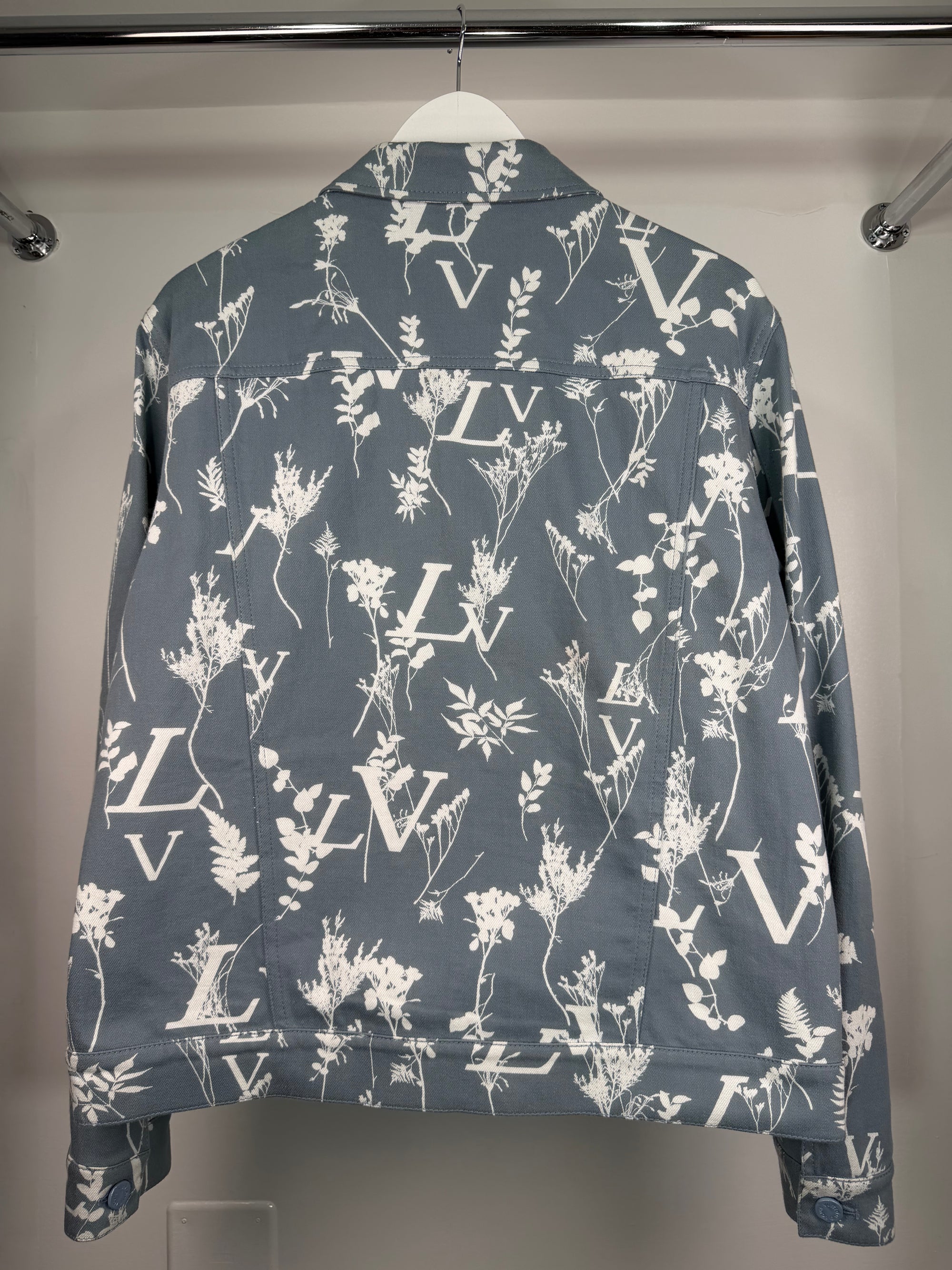 Giacca Louis Vuitton Size 50 celeste e bianca