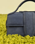 Borsa Mini Jacquemus La Grande Bambino In camoscio Blu