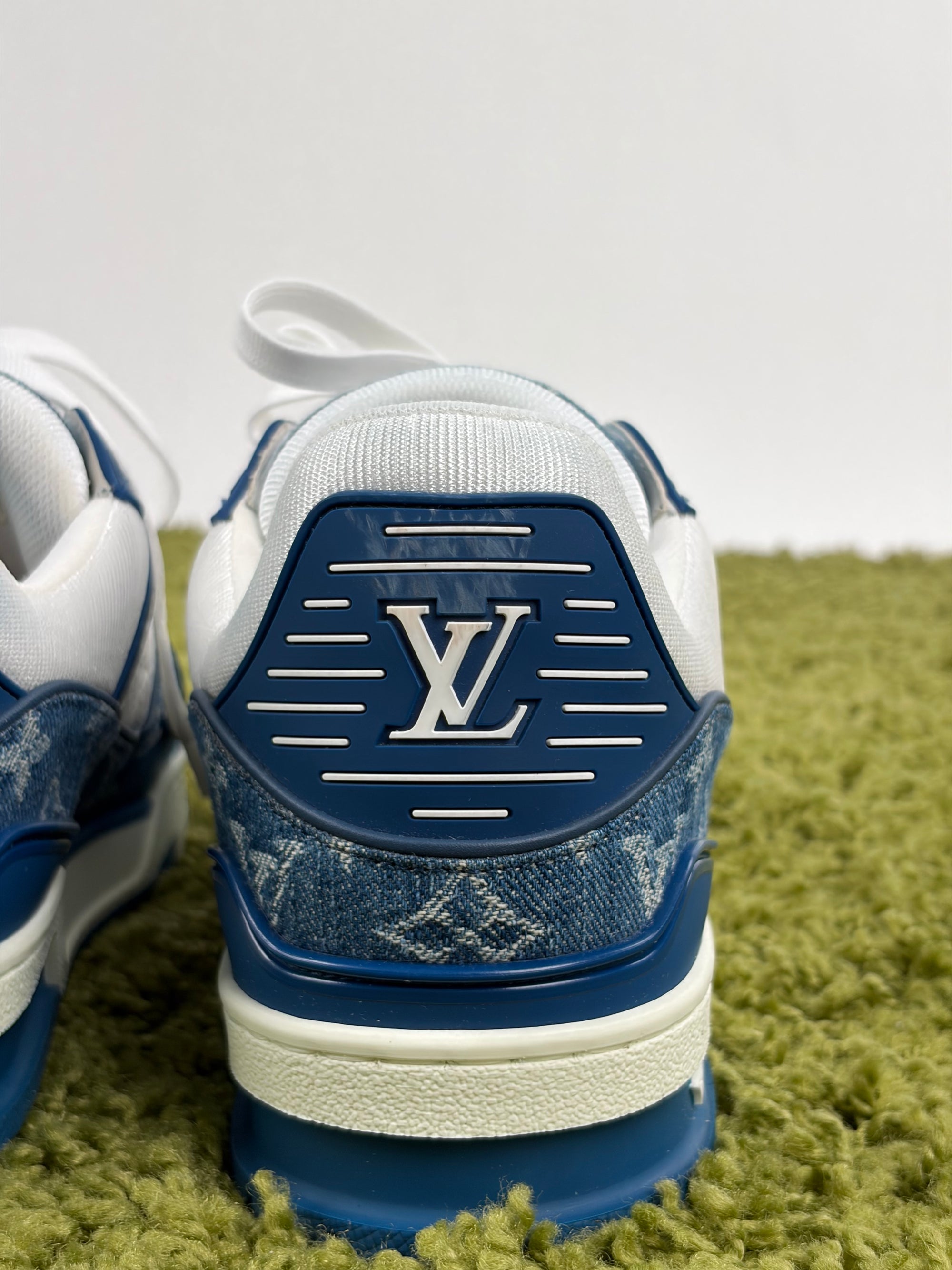 Louis vuitton trainer Size 8=42 calza 43 blu e bianca