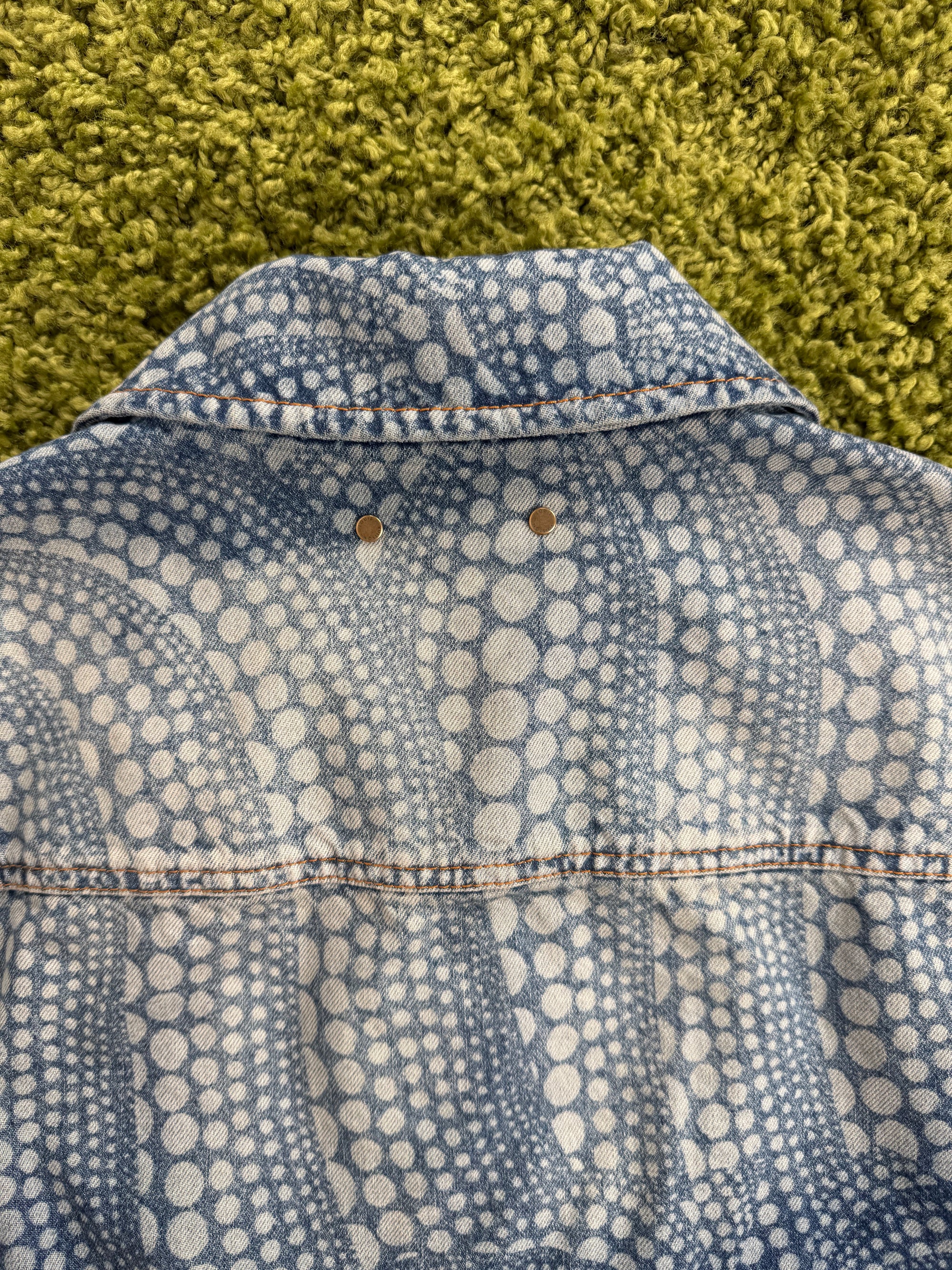 Giacca Louis Vuitton X Yayoi Kusama in denim 54