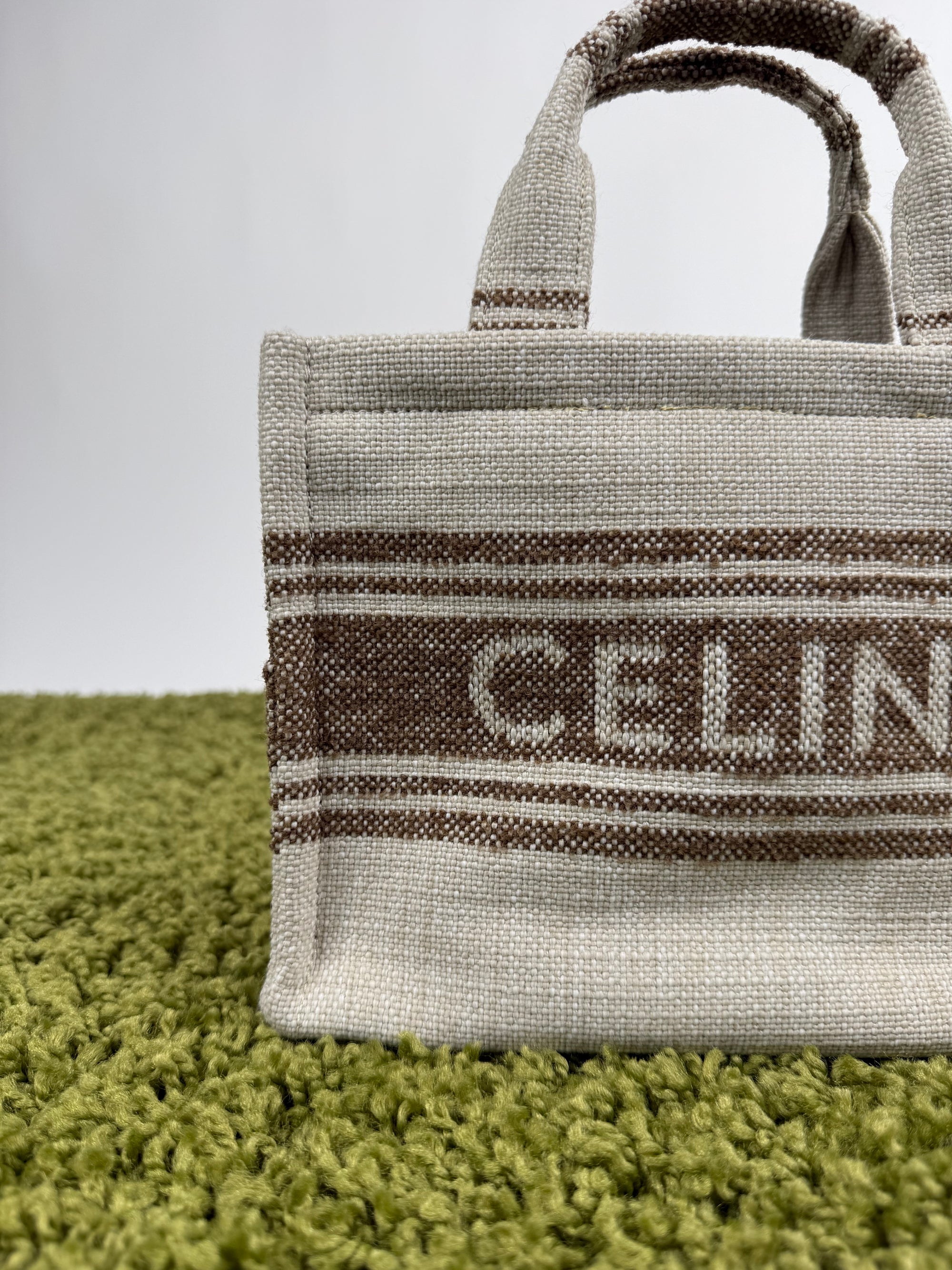 Tote Bag Celine in tela con tracolla rimovibile