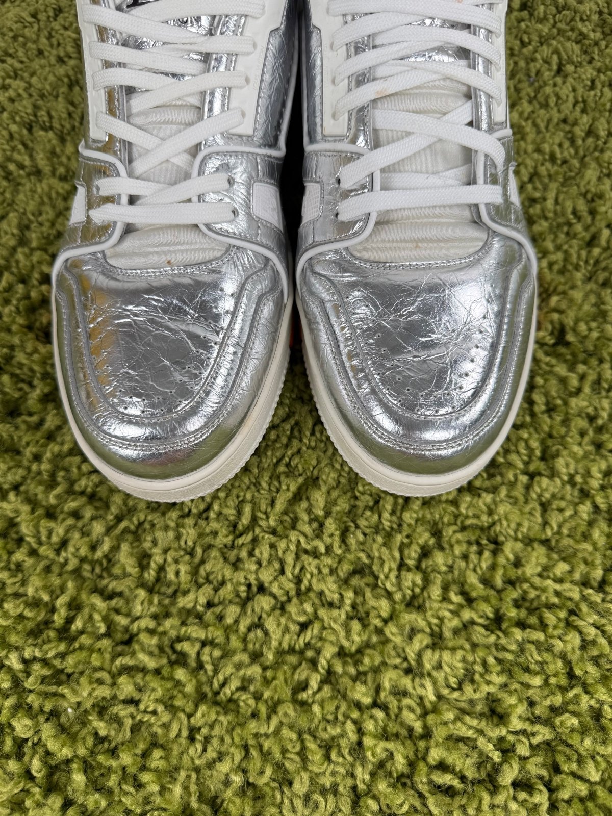 Louis Vuitton Trainer Argento 7 - Second Hand Di Fiore