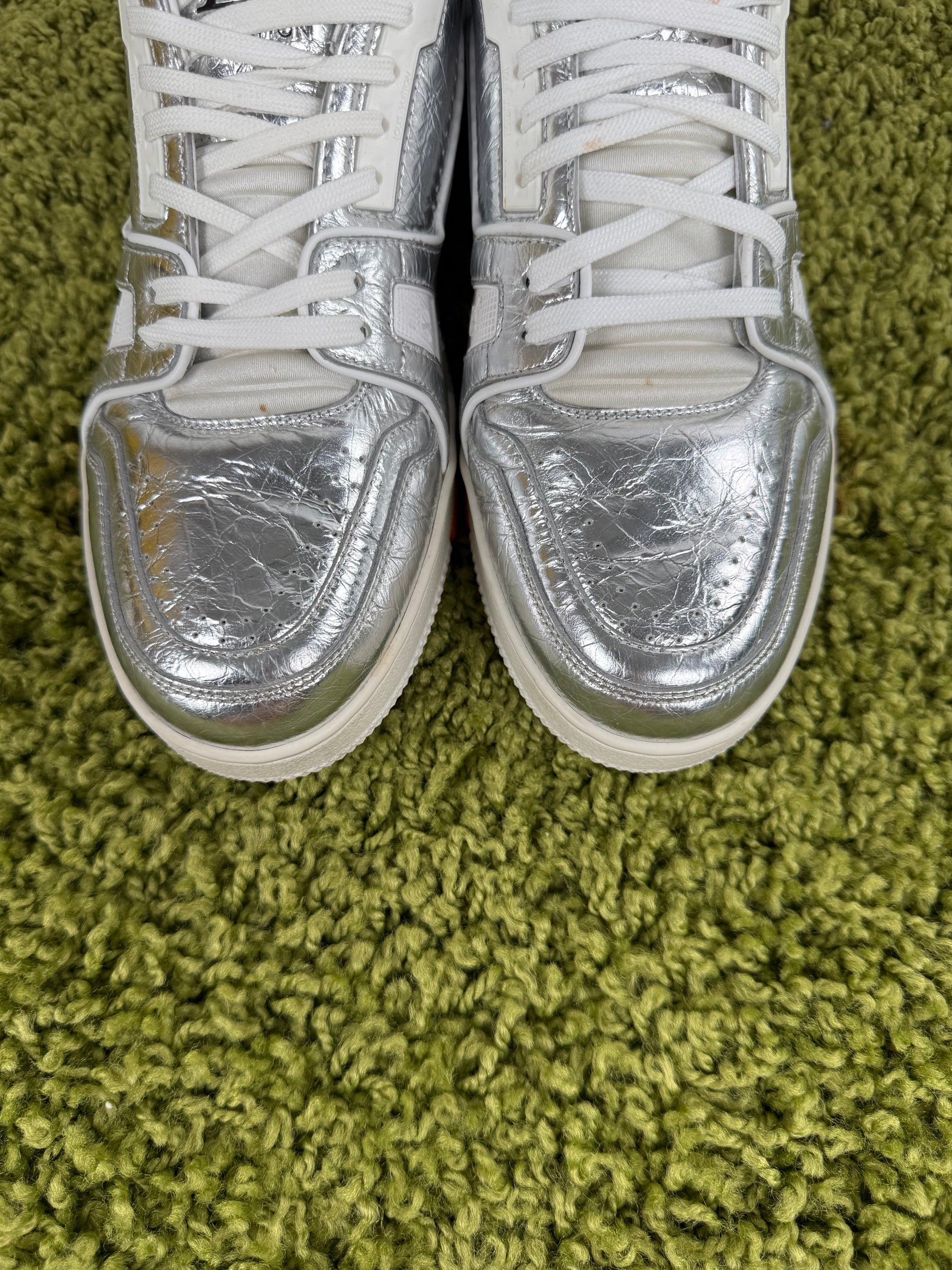 Louis Vuitton Trainer Argento 7