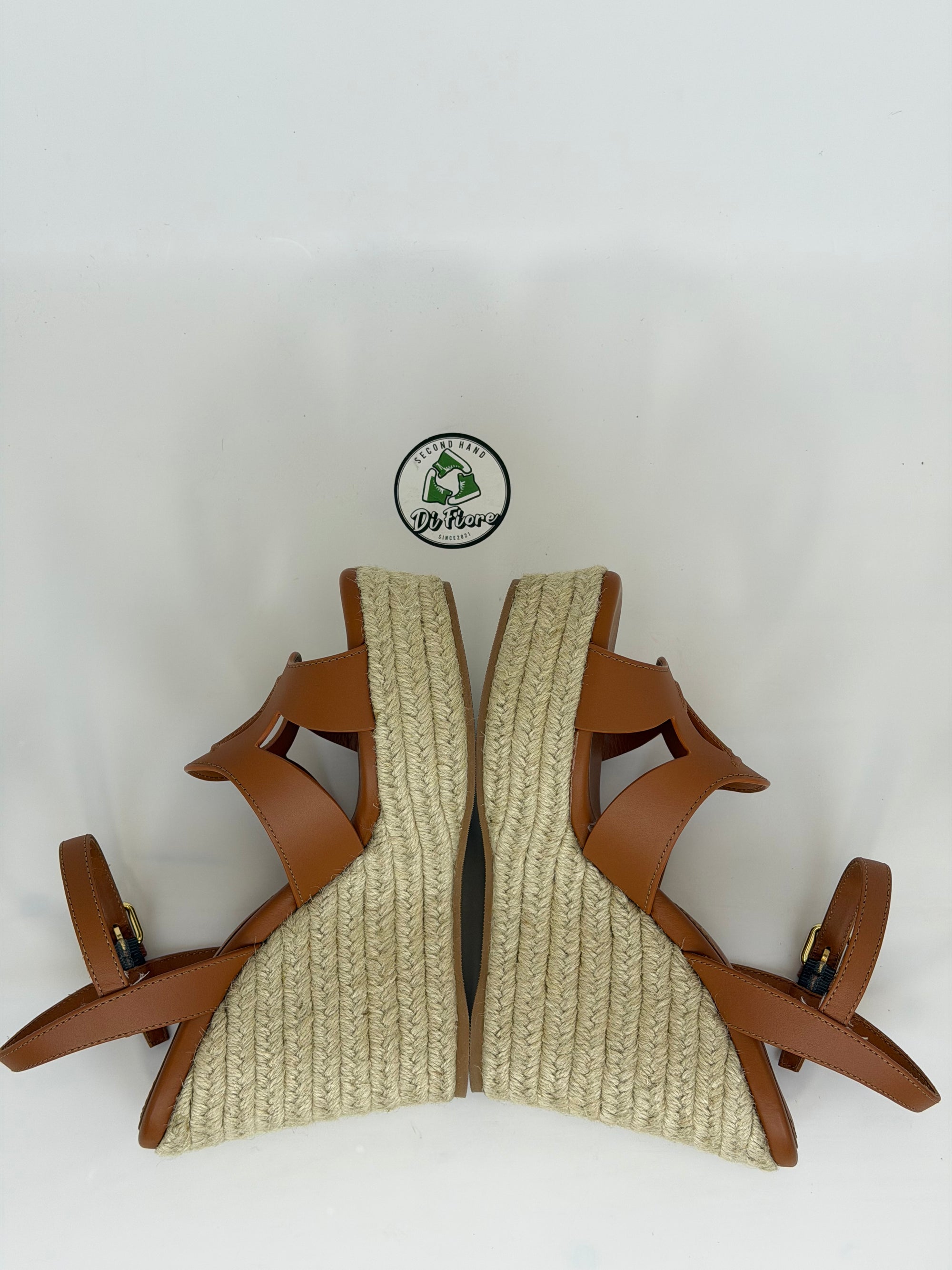 Tacco Louis Vuitton Size 38 marrone e beige