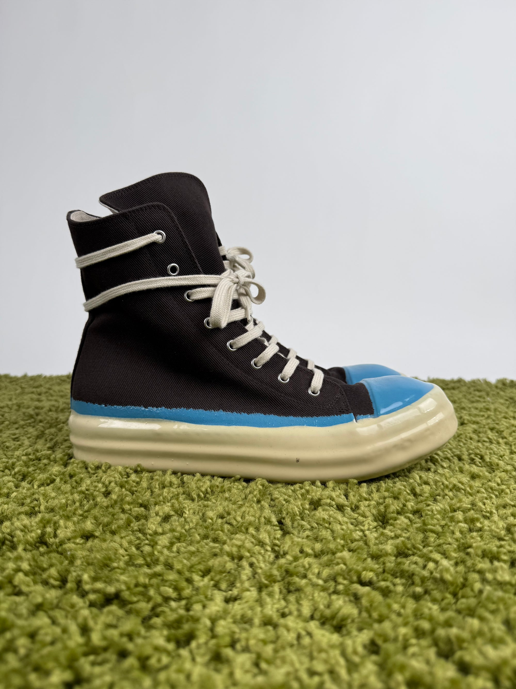 Rick Owens Alte con suola rivestita in gomma 44