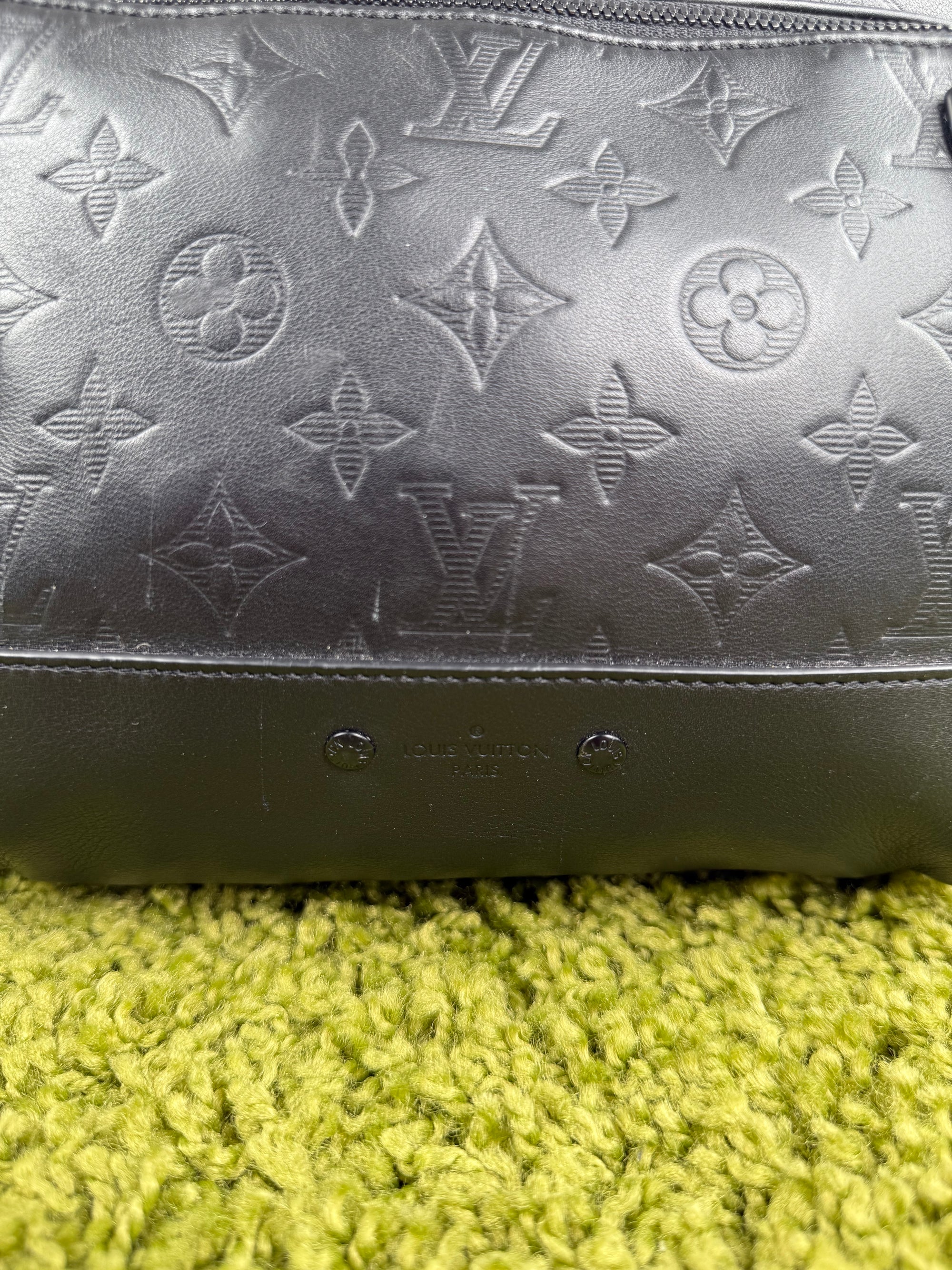 Zaino Louis Vuitton Racer in pelle Nera Monogram