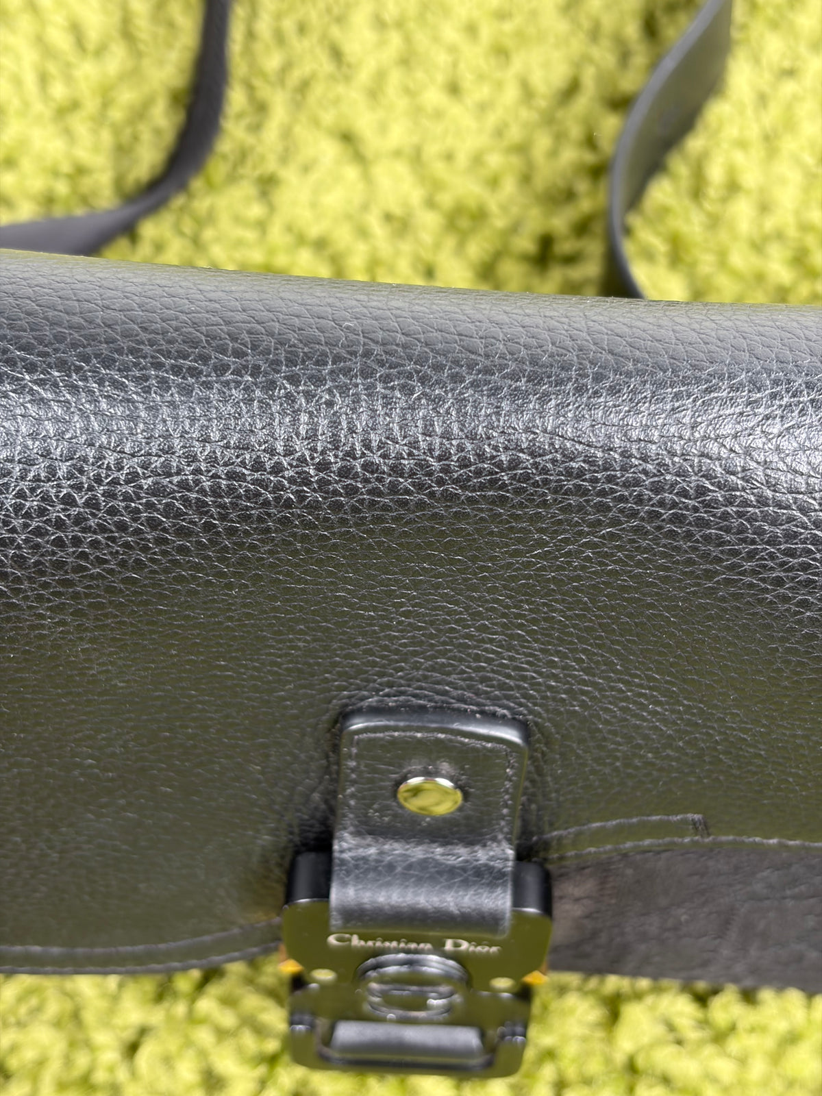 Borsa a tracolla mini saddle Christian Dior Nera