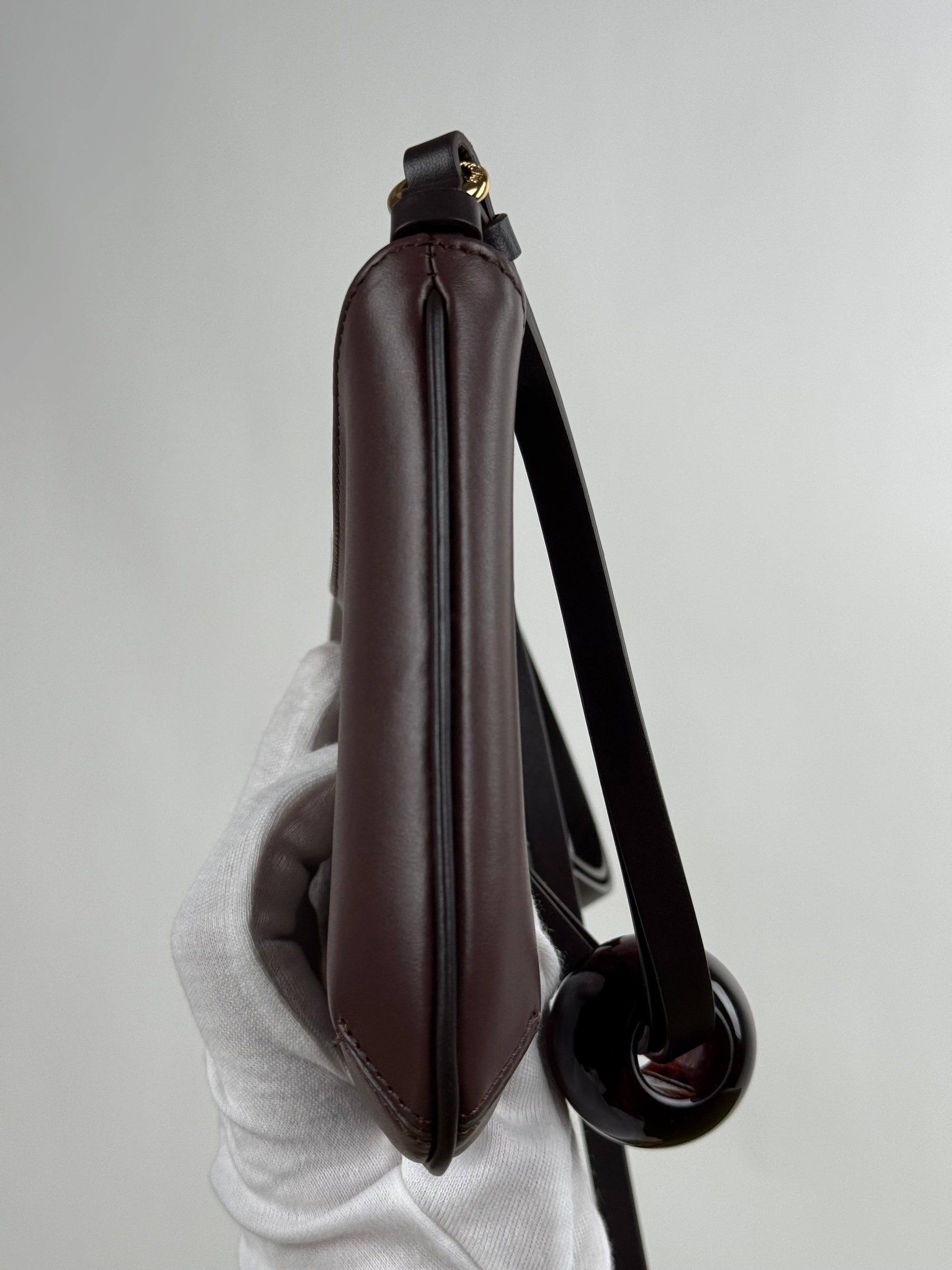 Borsa La Bisou Perle Jacquemus Marrone