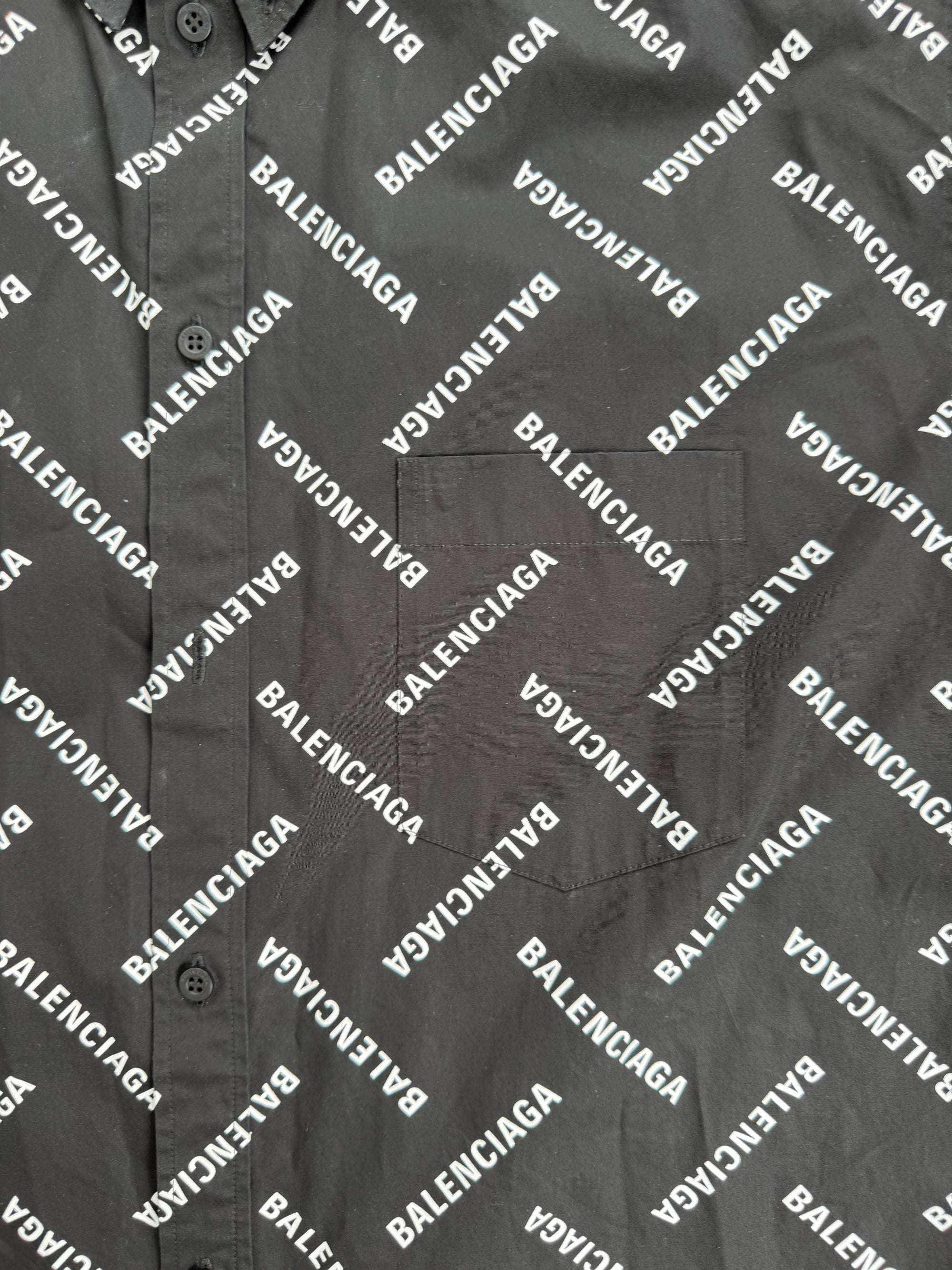Camicia Balenciaga Nera 37