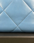 Borsa Chanel 19 Trapuntata in Pelle Azzurra