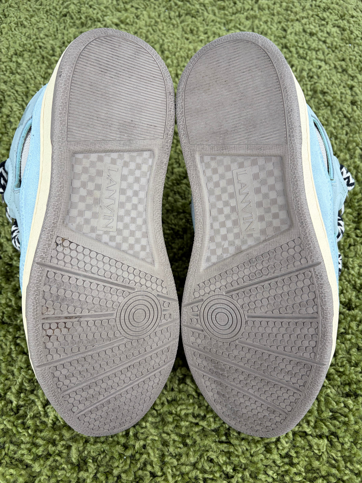 Lanvin Curb Sneaker Azzurra 43