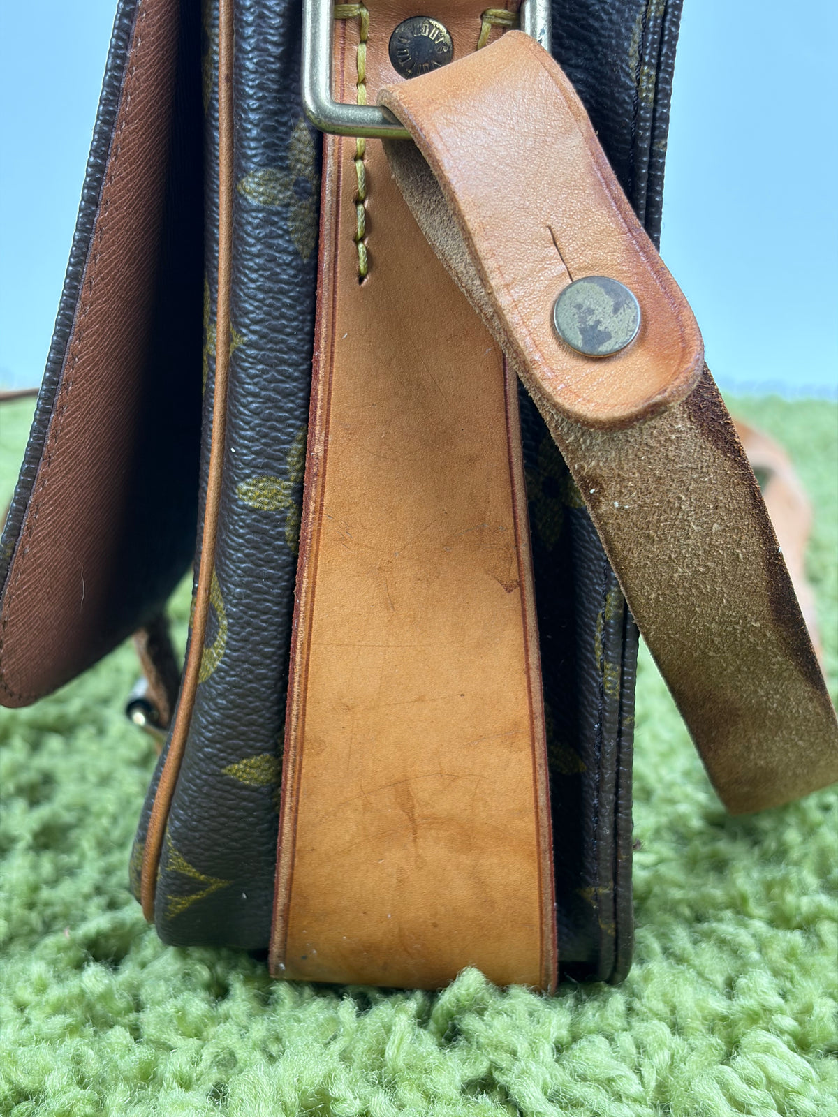 Borsa a tracolla Louis Vuitton Cartouchière Marrone
