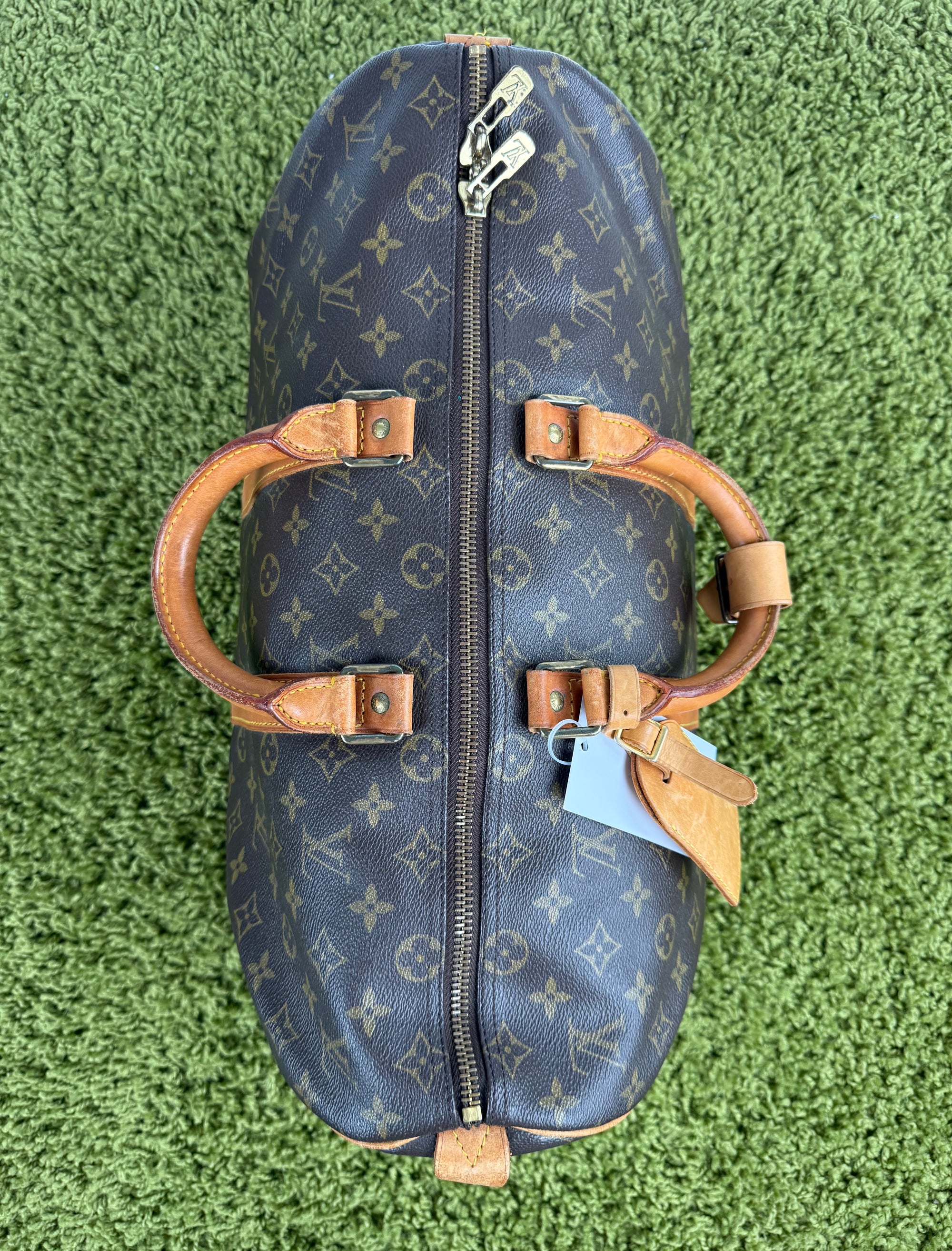 Borsone Keepall Louis Vuitton Marrone Vintage 1998 45