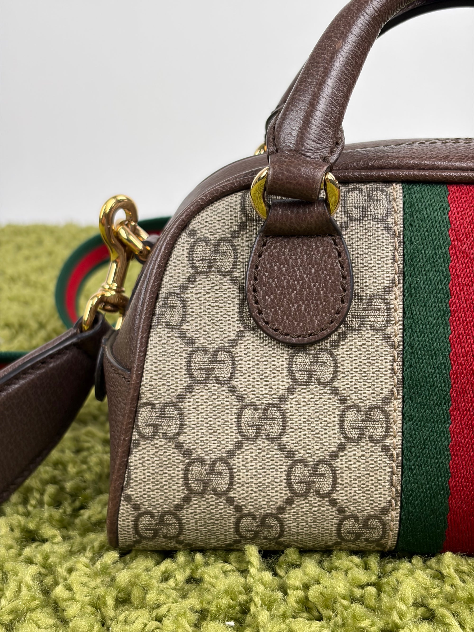 Borsa Gucci marrone beige e marrone