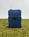 Borsa a tracolla Prada Smartphone Case Blu
