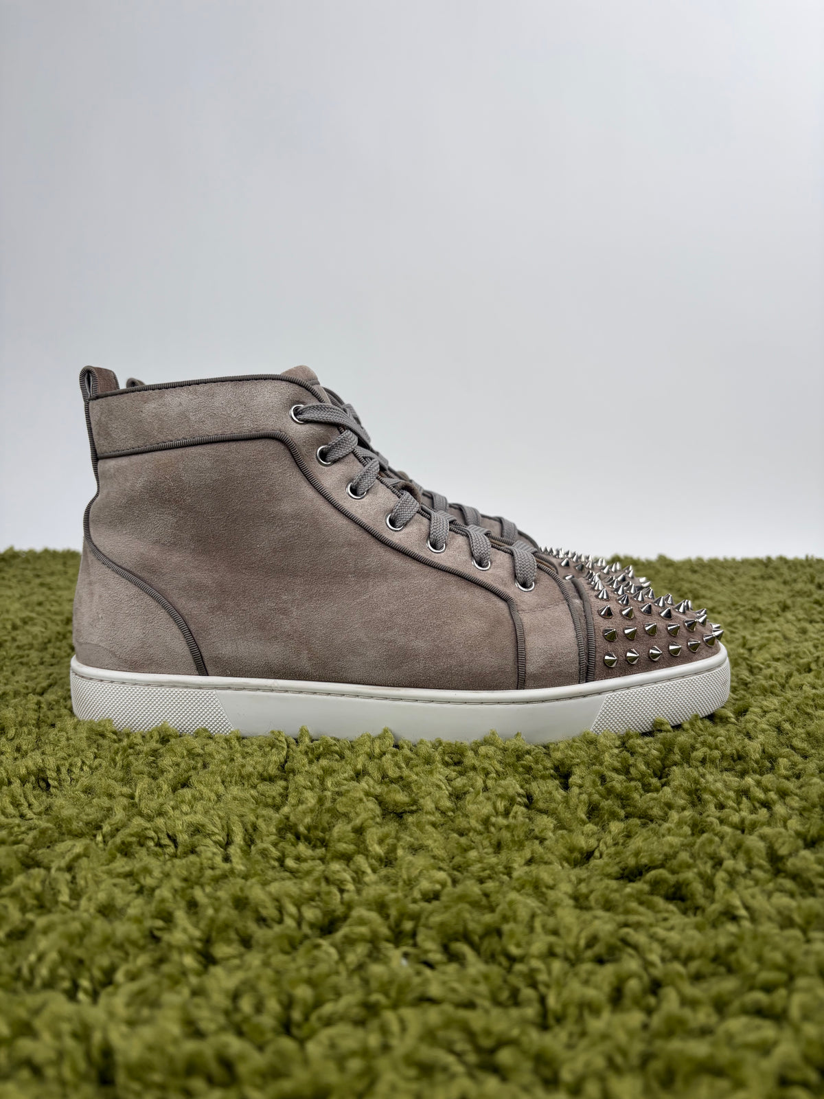 Christian Louboutin Spikes High Grigia 43.5