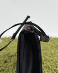 Borsa a spalla Prada Mini in raso Nero