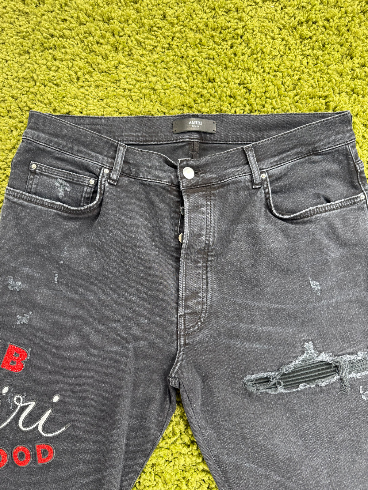 Jeans Amiri Hollywood Club Nero 38
