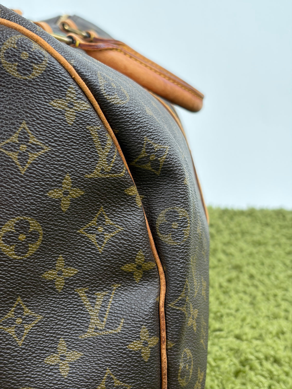 Borsone da viaggio Keepal Louis Vuitton Marrone