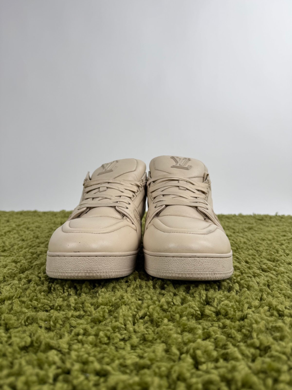 Louis Vuitton Trainer Puffer Beige 11 - Second Hand Di Fiore