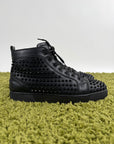 Christian Louboutin Spikes High in pelle Nera