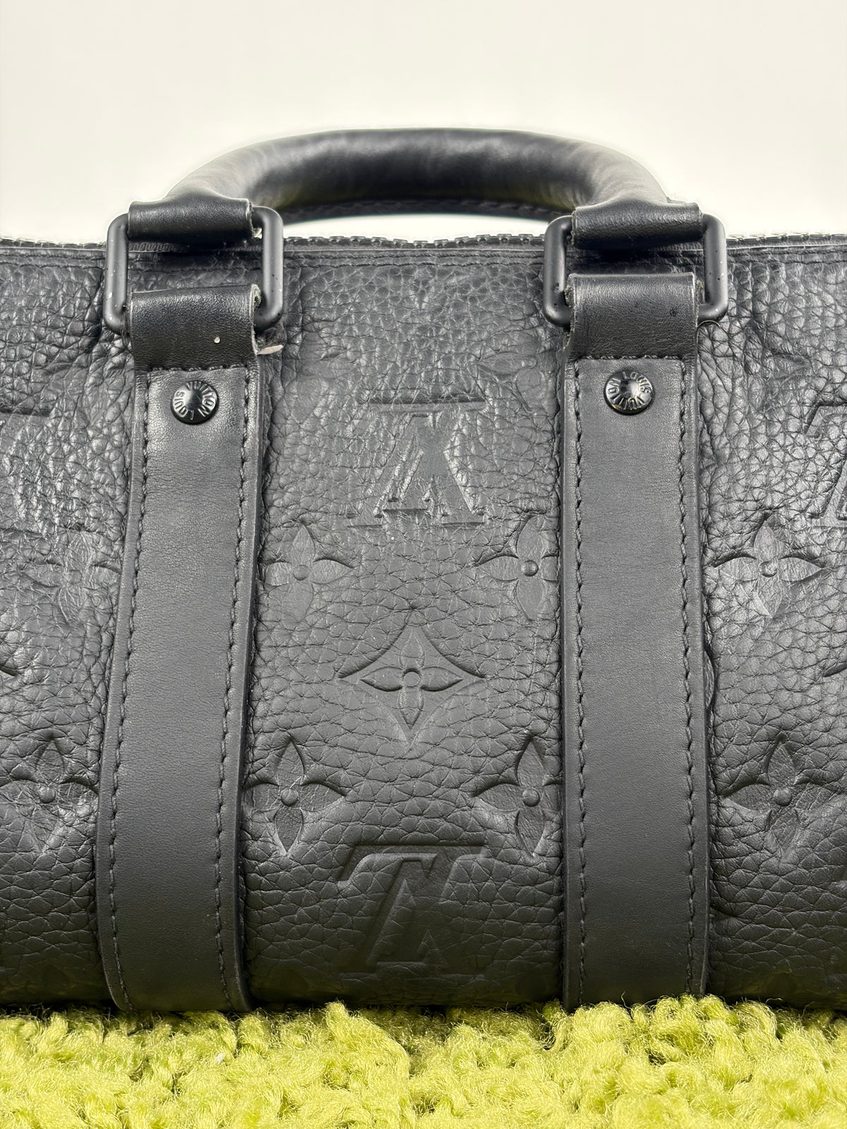 Borsa Keepall Bandoulière 25 Monogram Louis Vuitton Nero
