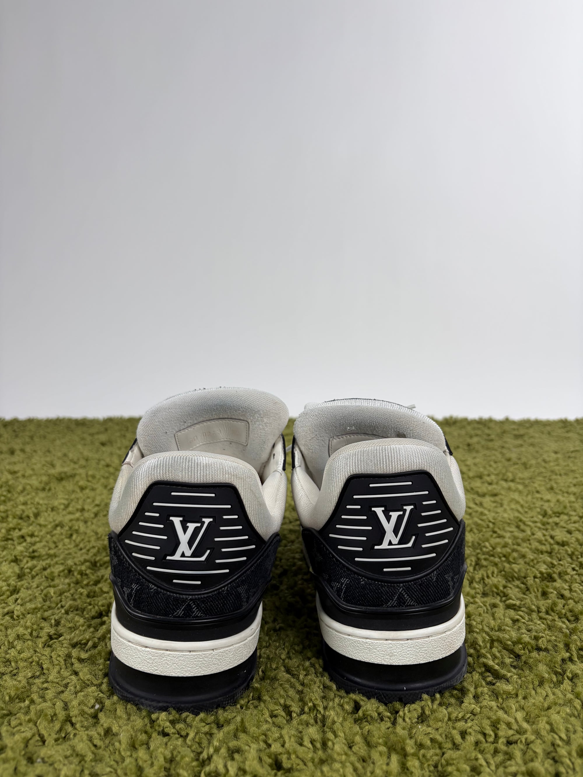 Louis vuitton Trainer Size 7.5=41.5 calza 42.5 nera e bianca
