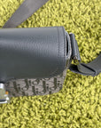 Borsa Christian Dior Saddle con pattina Grigia