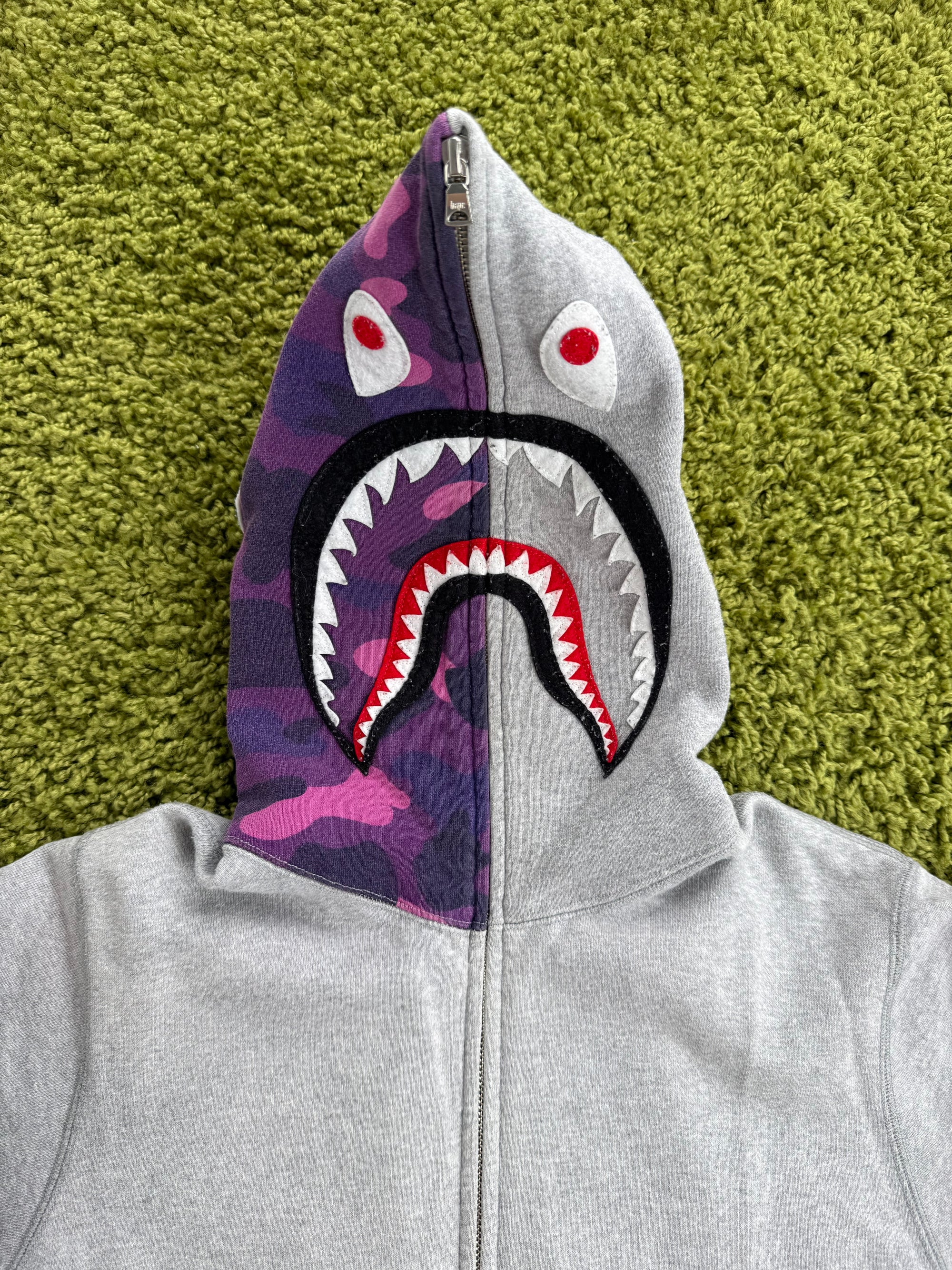 Felpa Shark  Bape Grigia M