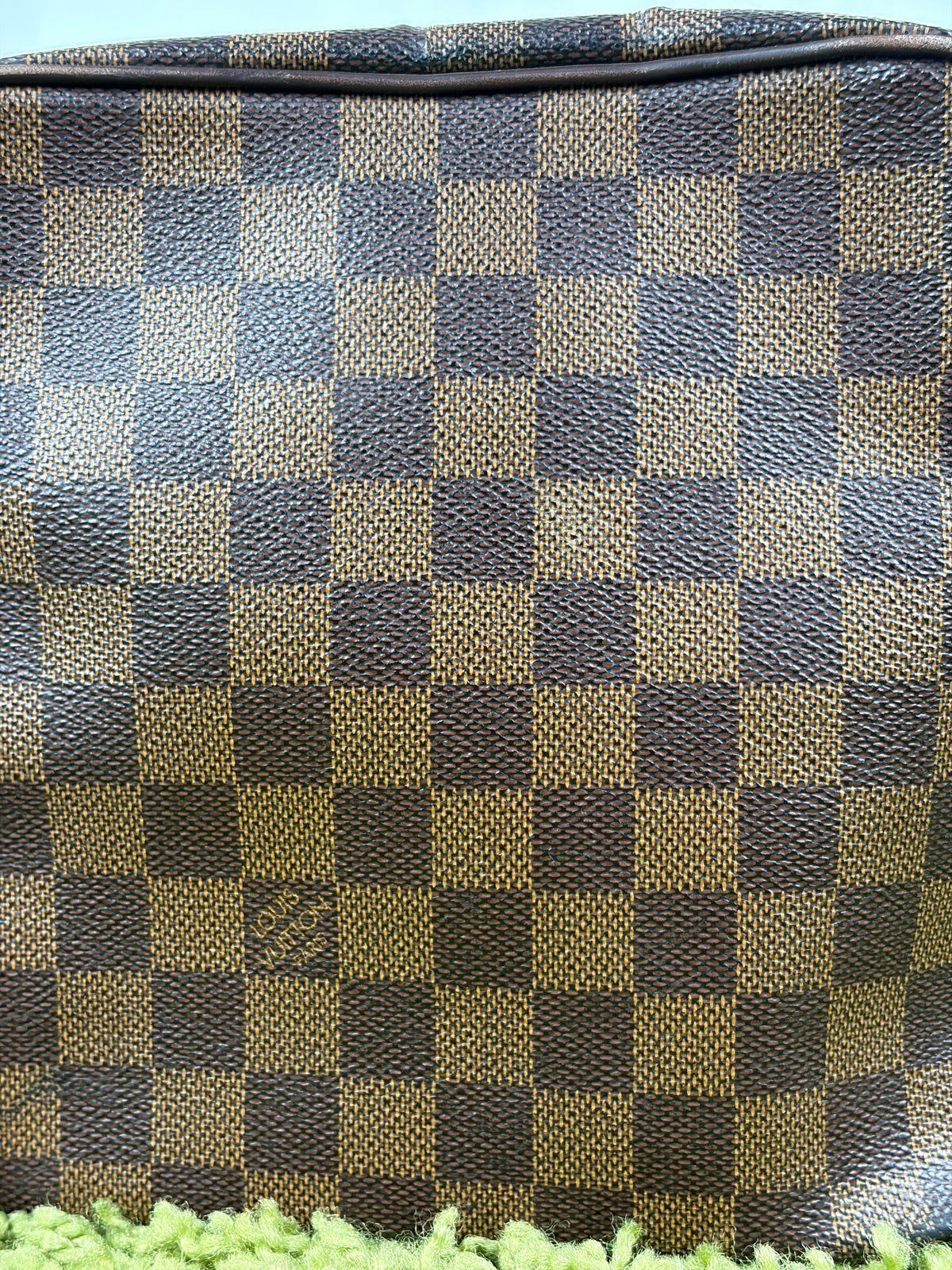 Marsupio Louis Vuitton Olav PM in tela Damier Marrone