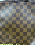 Marsupio Louis Vuitton Olav PM in tela Damier Marrone