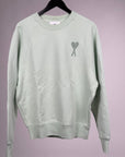Felpa Ami Size M verde acqua