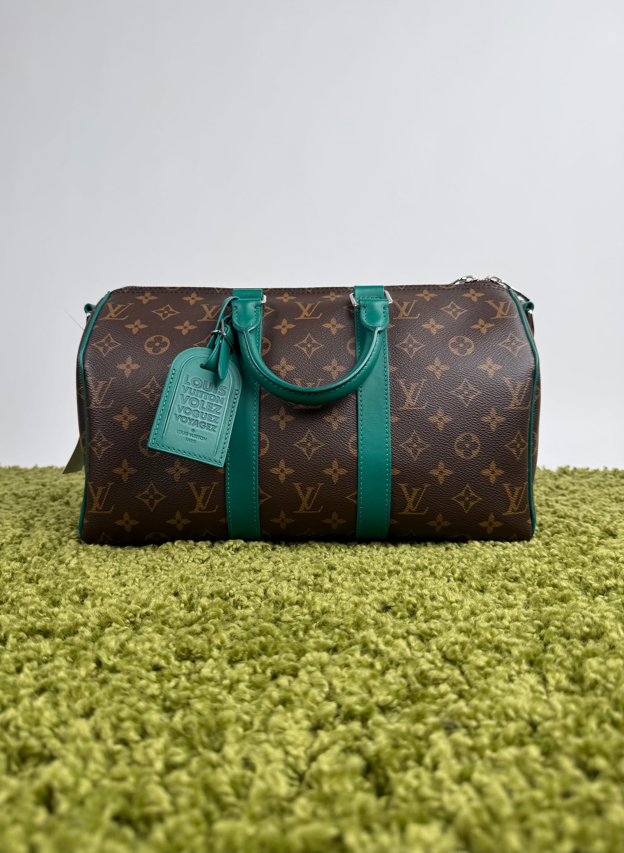 Borsone Keepall Louis Vuitton Baundoliere Marrone
