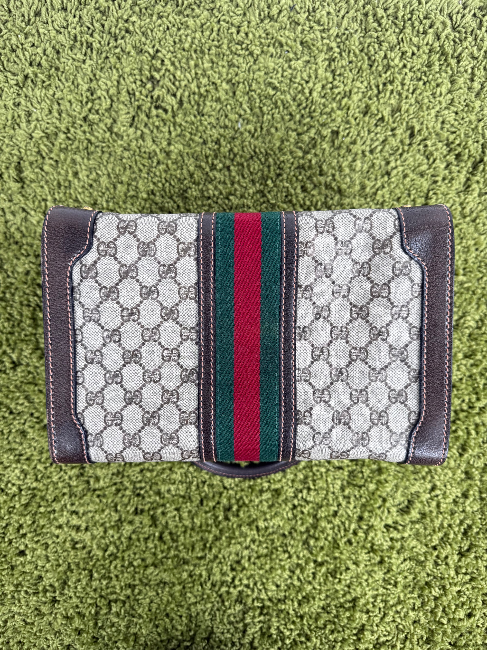 Gucci Savoy Borsa rigida in tela Monogram