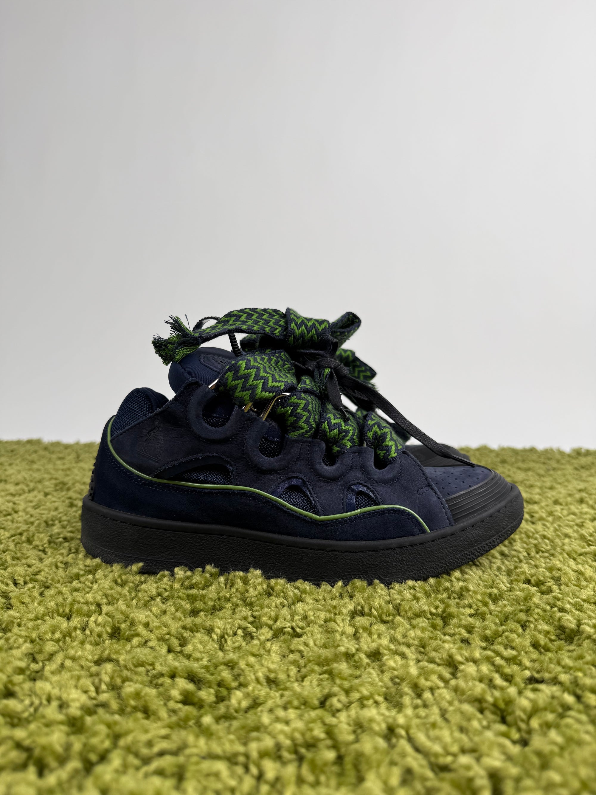 Lanvin Curb Sneaker Blu 41
