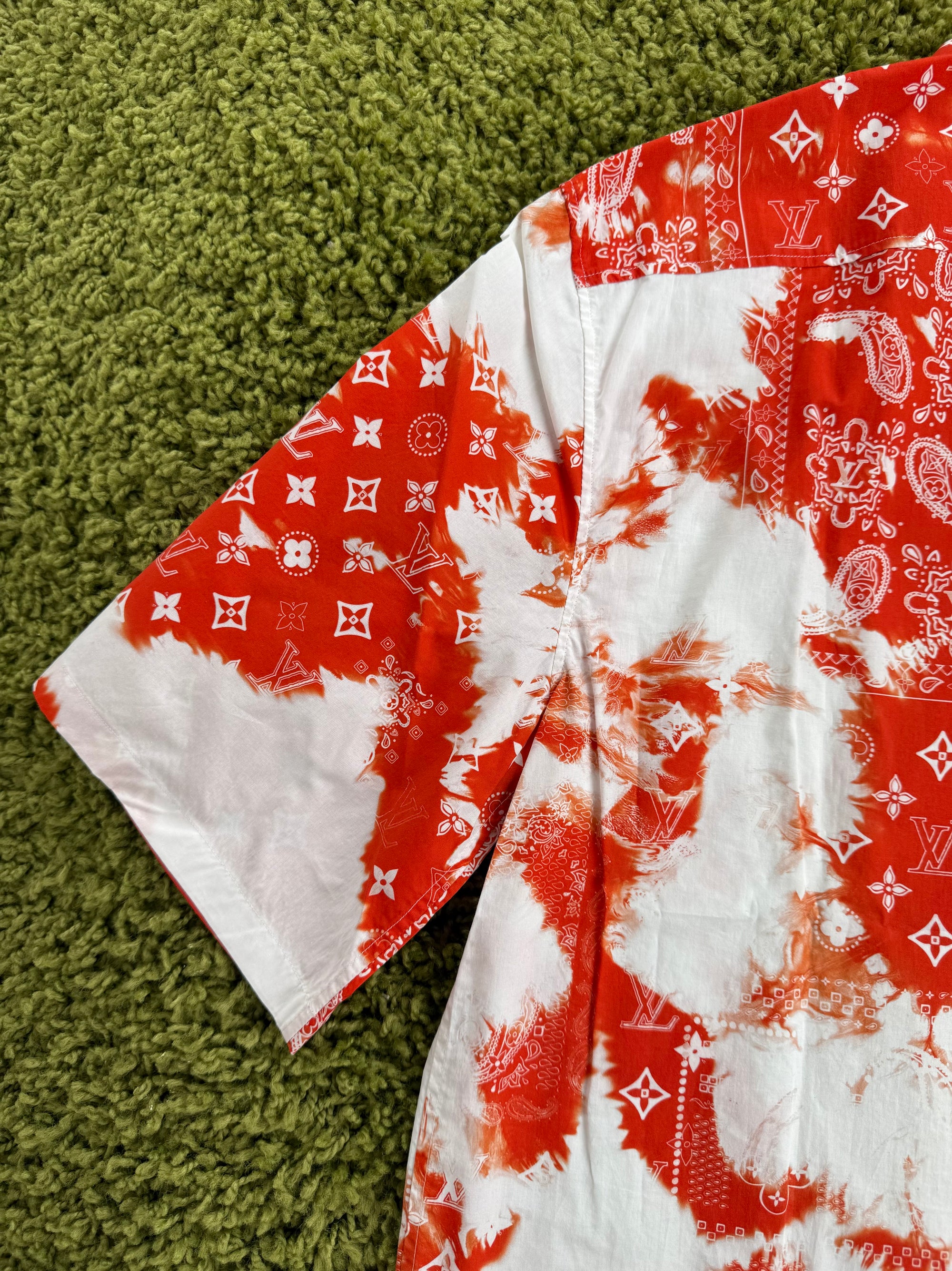 Camicia Louis Vuitton Rossa XXL