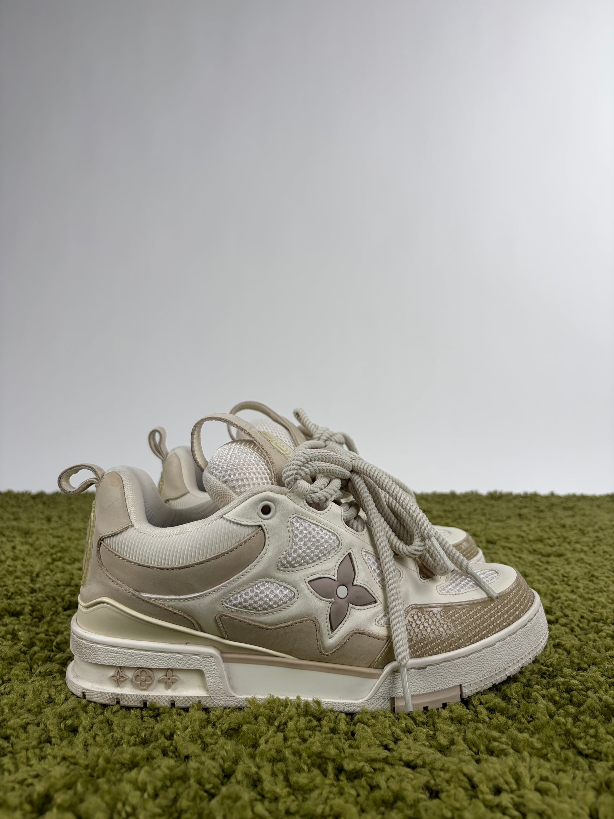 Louis vuitton skate Size 6=40 calza 41 beige e bianca