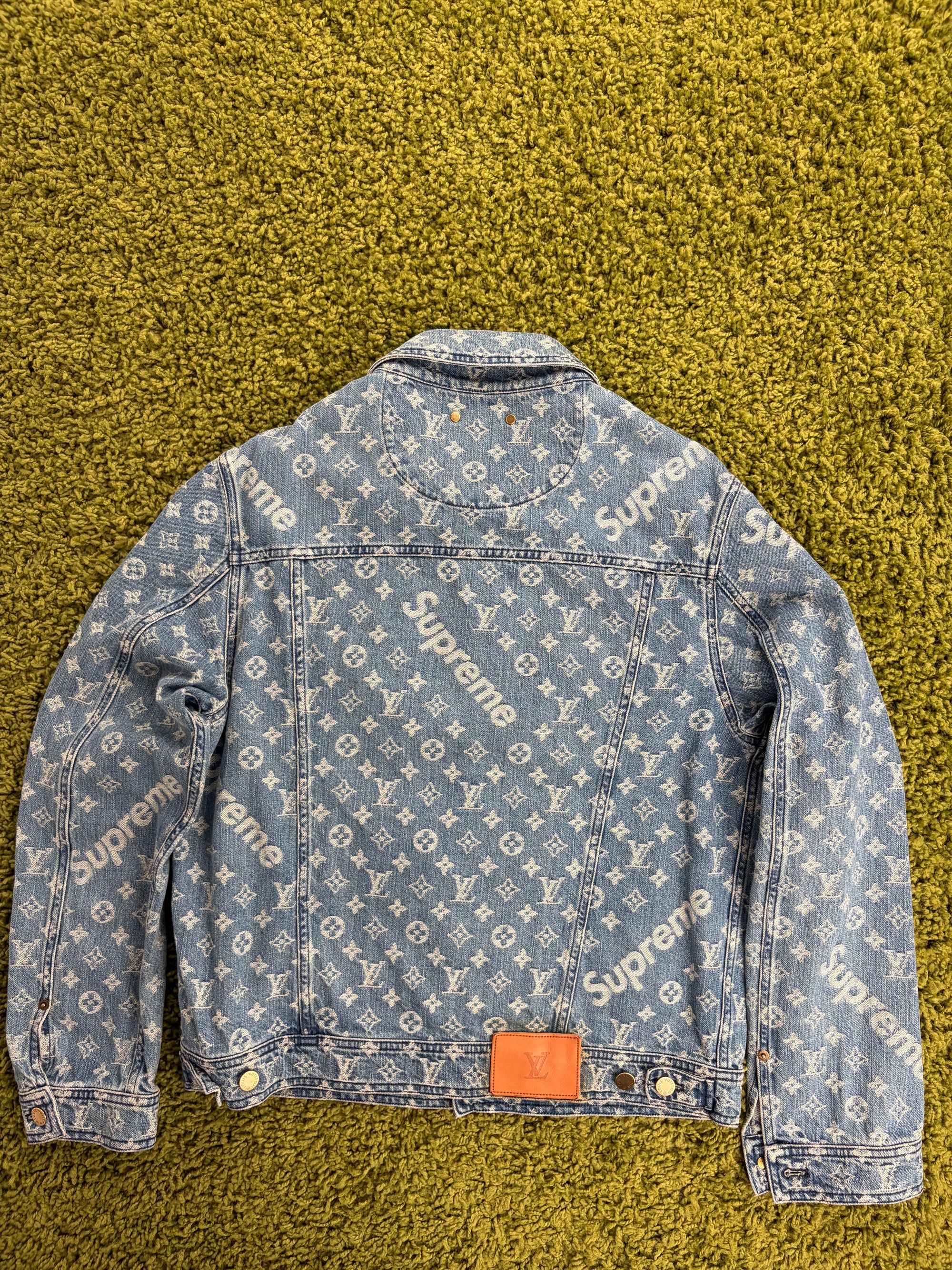 Completo Louis Vuitton X Supreme Size 50/34 blu e bianco