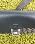 Borsa Christian Dior Saddle con pattina Grigia