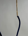 Borsa a spalla Saint Laurent Baby LoubBlu