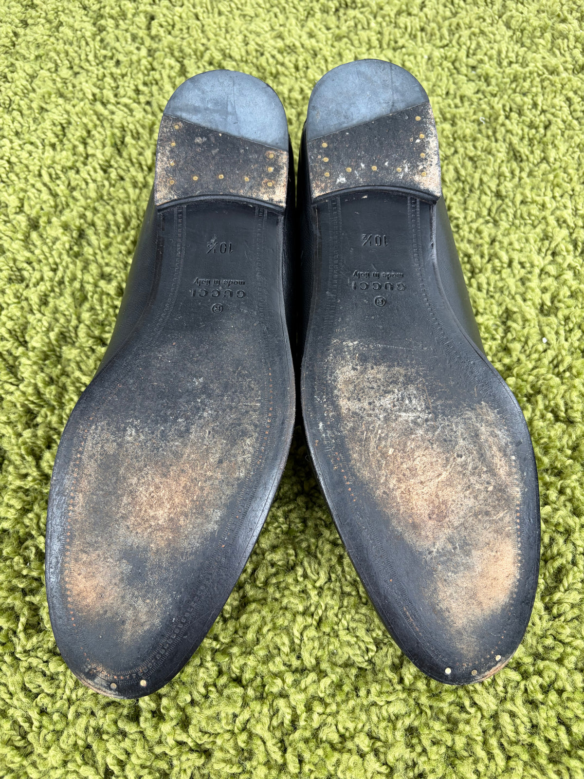 Mocassini Gucci Horsebit Kingsnake Nero 10.5
